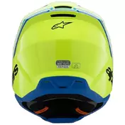 Alpinestars SM3 YOUTH RADIUM Kids Cross Enduro Motorcycle Мотошлем Fluorescent Yellow Black Glossy Blue