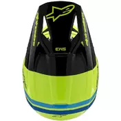 Alpinestars SM3 YOUTH RADIUM Kids Cross Enduro Motorcycle Мотошлем Fluorescent Yellow Black Glossy Blue