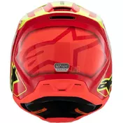 Alpinestars SM3 YOUTH FRAY Kids Cross Enduro Motorcycle Мотошлем Red Yellow Fluorescent Black Glossy