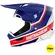 Motocross Enduro Мотошлем Shot RACE MYTHIC Blue Red Matt