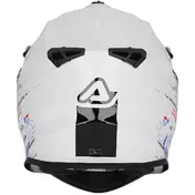 Acerbis LINEAR 2206 White Blue Red Moto Cross Мотошлем