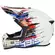 Acerbis LINEAR 2206 White Blue Red Moto Cross Мотошлем