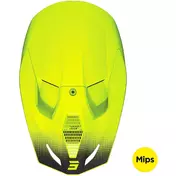 Moto Cross Enduro Мотошлем Shot RACE RAW Neon Yellow Opaque