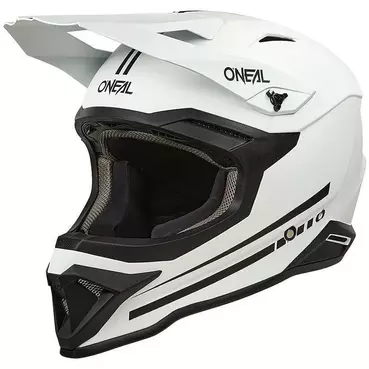 Oneal 1SRS SOLID White Cross Enduro Motorcycle Мотошлем