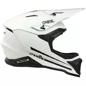Oneal 1SRS SOLID White Cross Enduro Motorcycle Мотошлем