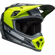 Cross Enduro Motorcycle Мотошлем BELL MX-9 MIPS ALTER EGO Yellow High Visibility Matt Camo