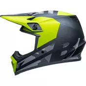 Cross Enduro Motorcycle Мотошлем BELL MX-9 MIPS ALTER EGO Yellow High Visibility Matt Camo