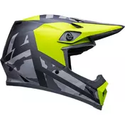 Cross Enduro Motorcycle Мотошлем BELL MX-9 MIPS ALTER EGO Yellow High Visibility Matt Camo