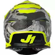 Moto Cross Enduro Мотошлем Just1 J39 KINETIC Camo Lime Matt Fluo Yellow