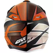 Givi 60.1 INVERT Cross Enduro Motorcycle Мотошлем Black Orange