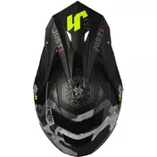 Moto Cross Enduro Мотошлем Just1 J39 KINETIC Camo Yellow Fluo Matt Black