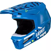Leatt 2.5 V24 CYAN Light Blue Moto Cross Мотошлем
