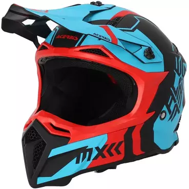 Acerbis PROFILE 5 Cross Enduro Motorcycle Мотошлем Red Blue