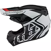Troy Lee Designs Cross Enduro Motorcycle Мотошлем GP OVERLOAD Black White