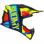 Suomy X-WING AMPED Cross Enduro Motorcycle Мотошлем Black Light Blue