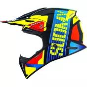 Suomy X-WING AMPED Cross Enduro Motorcycle Мотошлем Black Light Blue