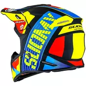 Suomy X-WING AMPED Cross Enduro Motorcycle Мотошлем Black Light Blue