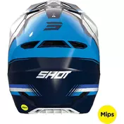 Moto Cross Enduro Мотошлем Shot RACE TRACER Glossy Blue