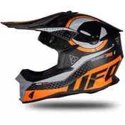 Moto Cross Enduro Мотошлем Ufo INTREPID Black Orange Matt