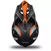 Moto Cross Enduro Мотошлем Ufo INTREPID Black Orange Matt
