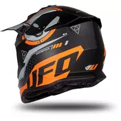 Moto Cross Enduro Мотошлем Ufo INTREPID Black Orange Matt