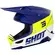 Motocross Enduro Мотошлем Shot FURIOUS LEAGUE Yellow Blue Gloss