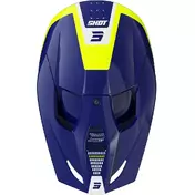 Motocross Enduro Мотошлем Shot FURIOUS LEAGUE Yellow Blue Gloss