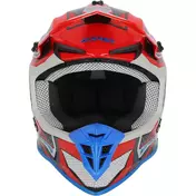 Acerbis LINEAR 2206 Red Blue Moto Cross Мотошлем