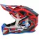 Acerbis LINEAR 2206 Red Blue Moto Cross Мотошлем