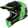 Moto Cross Enduro Мотошлем Just1 J38 MASK Black Green Glossy