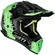 Moto Cross Enduro Мотошлем Just1 J38 MASK Black Green Glossy