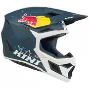 Kini Red Bull MX3 1.0 Blue White Cross Enduro Motorcycle Мотошлем