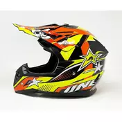 Cross Enduro One Off Road STAR Motorcycle Мотошлем Yellow Orange