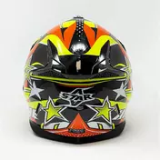 Cross Enduro One Off Road STAR Motorcycle Мотошлем Yellow Orange