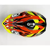 Cross Enduro One Off Road STAR Motorcycle Мотошлем Yellow Orange
