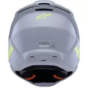 Alpinestars SM3 YOUTH RADIUM Kids Cross Enduro Motorcycle Мотошлем Grey Black Yellow Fluorescent Matt