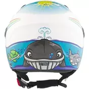 BHR 838 CHILDREN Sea White Blue Jet Motorcycle Мотошлем