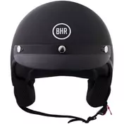 BHR 839 3 BUTTON Jet Motorcycle Мотошлем Matt Black