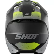 Motocross Enduro Мотошлем Shot FURIOUS MIRAGE Fluorescent Yellow Matt Grey