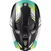 Cross Enduro Motorcycle Мотошлем Shot FURIOUS MIRAGE Yellow Fluo Blue Pearl