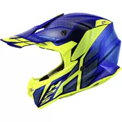 Givi 60.1 INVERT Blue Yellow Cross Enduro Motorcycle Мотошлем