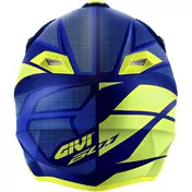 Givi 60.1 INVERT Blue Yellow Cross Enduro Motorcycle Мотошлем