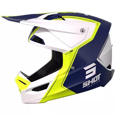 Moto Cross Enduro Мотошлем Shot FURIOUS REFLEX Glossy Blue