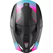 Motocross Enduro Мотошлем Shot FURIOUS MIRAGE Pink Blue Matt