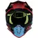 Moto Cross Enduro Мотошлем Just1 J38 MASK Black Blue Glossy