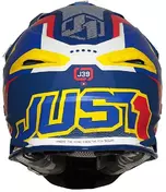 Moto Cross Enduro Мотошлем Just1 J39 Abs REACTOR Yellow Blue Matt