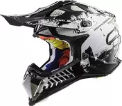 Cross Enduro Moto Мотошлем LS2 MX 470 Black Intruder Subterter