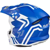Moto Cross Enduro Мотошлем Hjc i50 HEX MC2SF White Blue Opaque