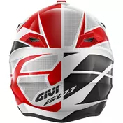 Givi 60.1 FRESH Cross Enduro Motorcycle Мотошлем Red Black Titanium
