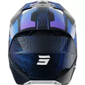 Motocross Enduro Мотошлем Shot FURIOUS APEX Black Blue Gloss